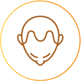 Receding hairline Icon